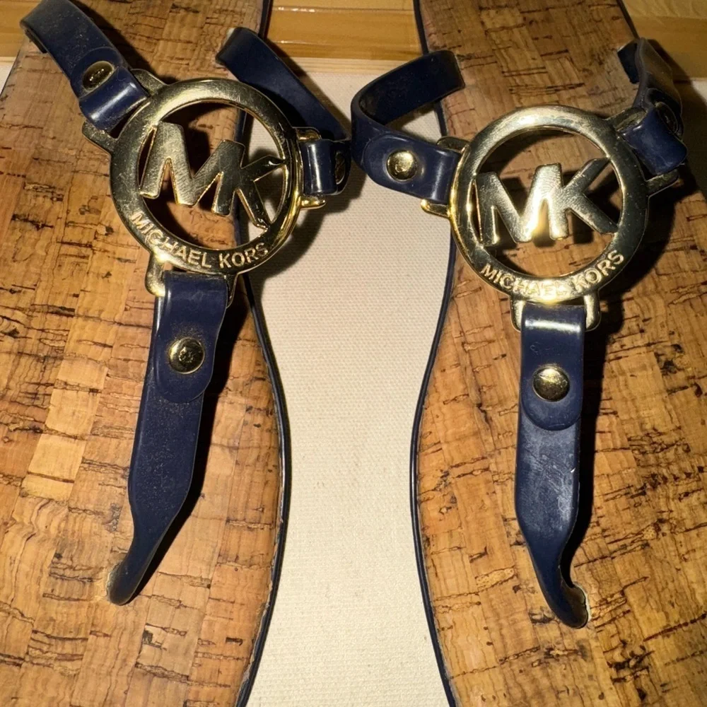 Michael Kors Blue Sandals